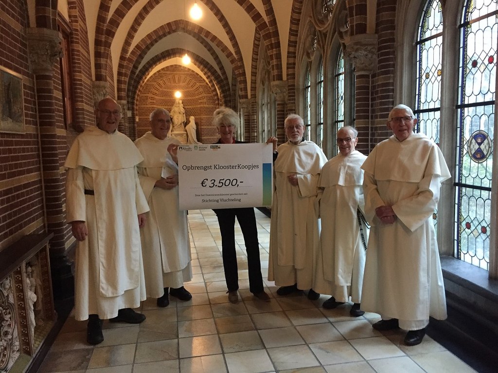 Cheque overhandiging