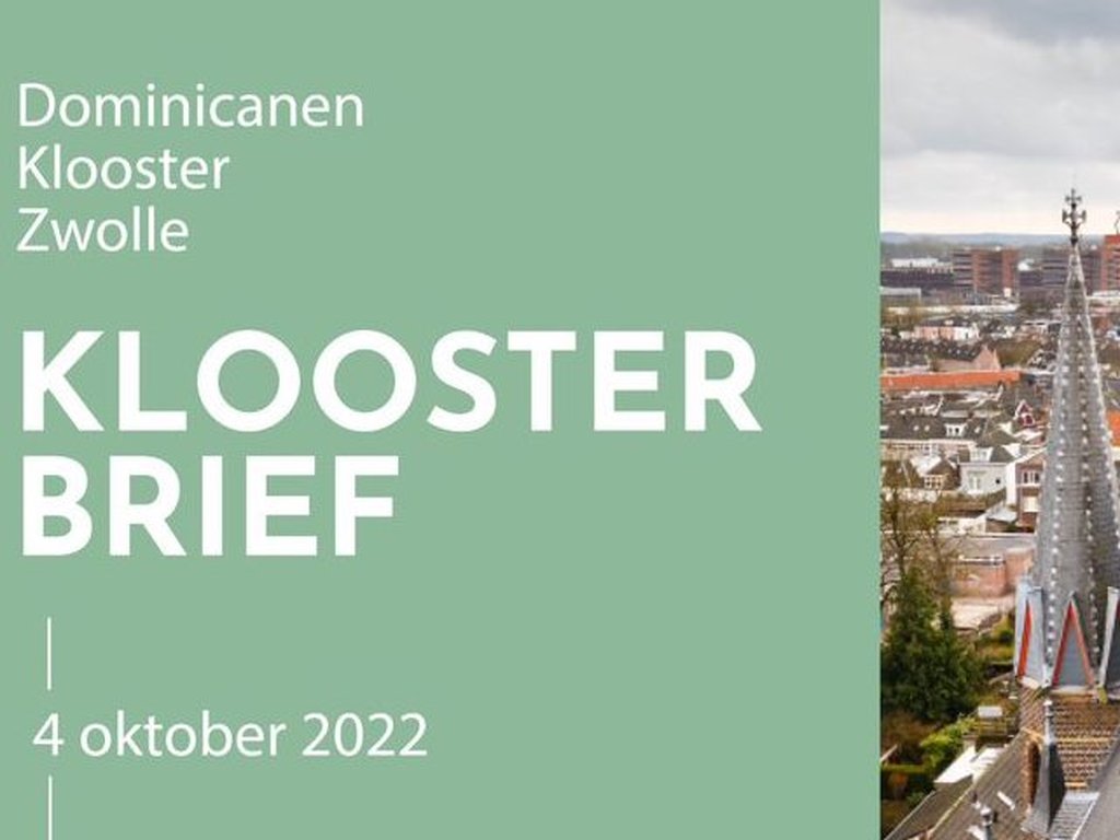 Kloosterbrief 4 oktober
