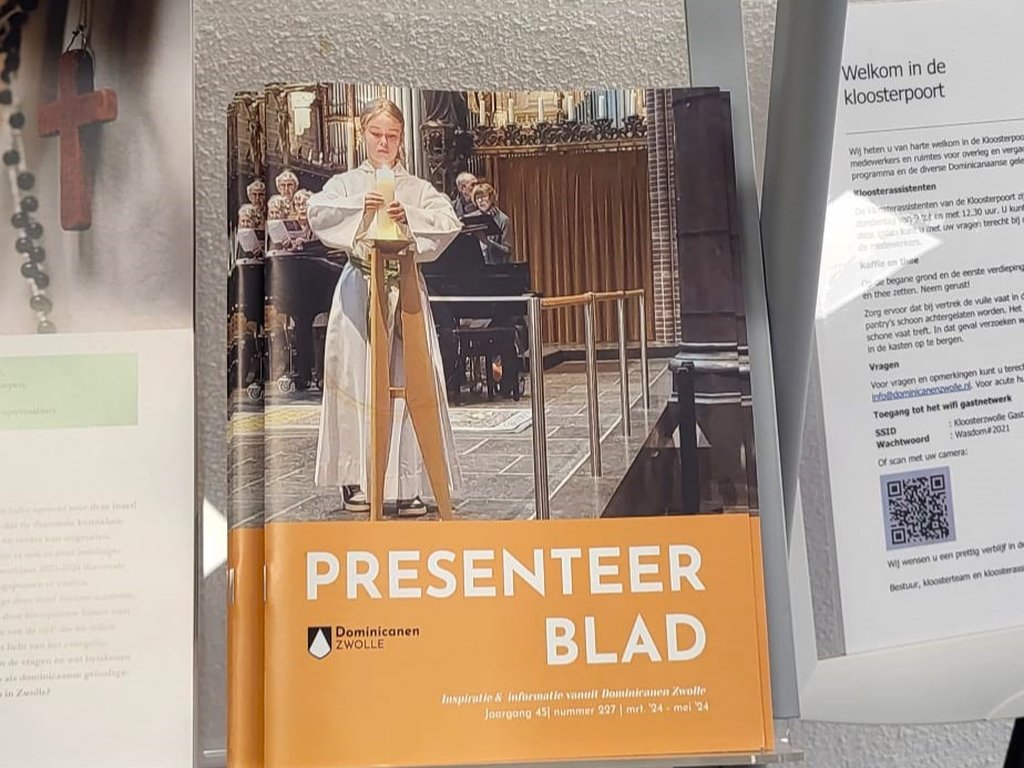 Lees het nieuwe Presenteerblad