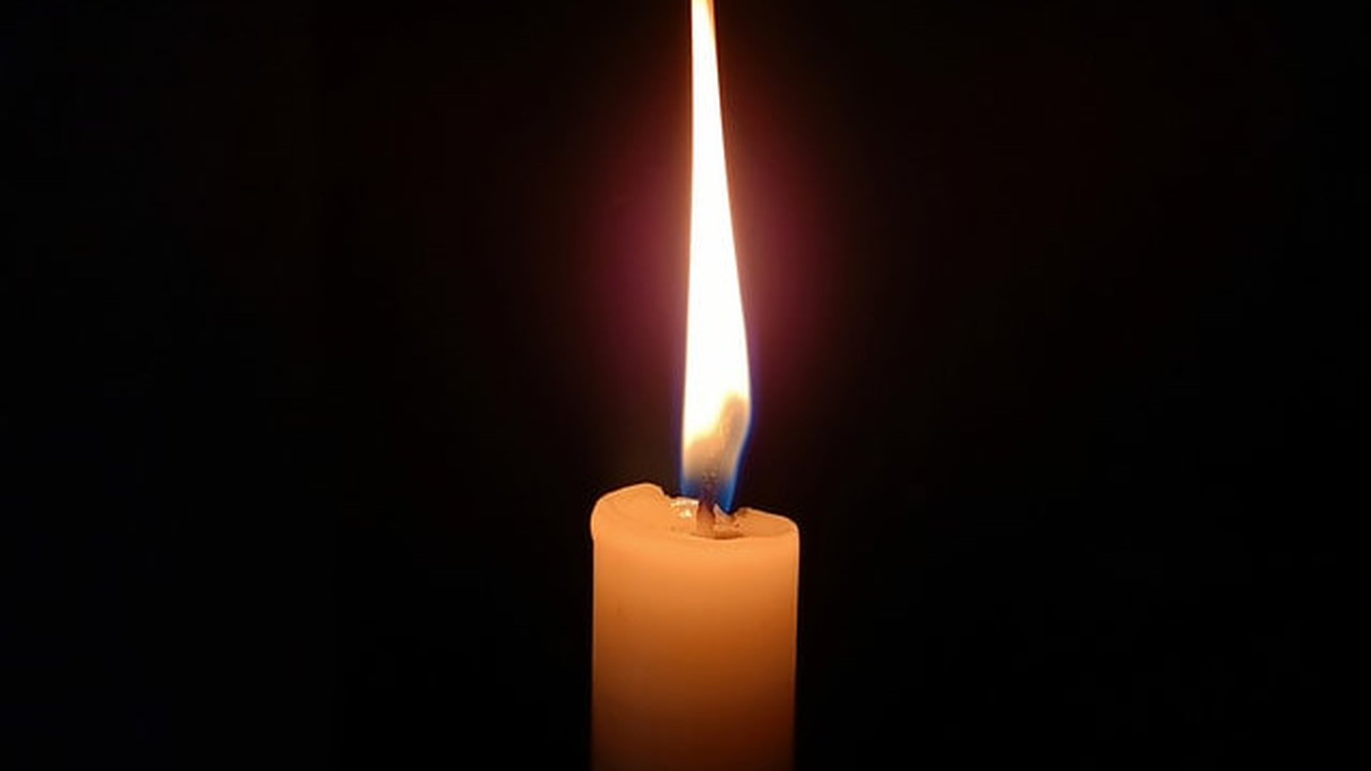 Brand een kaarsje