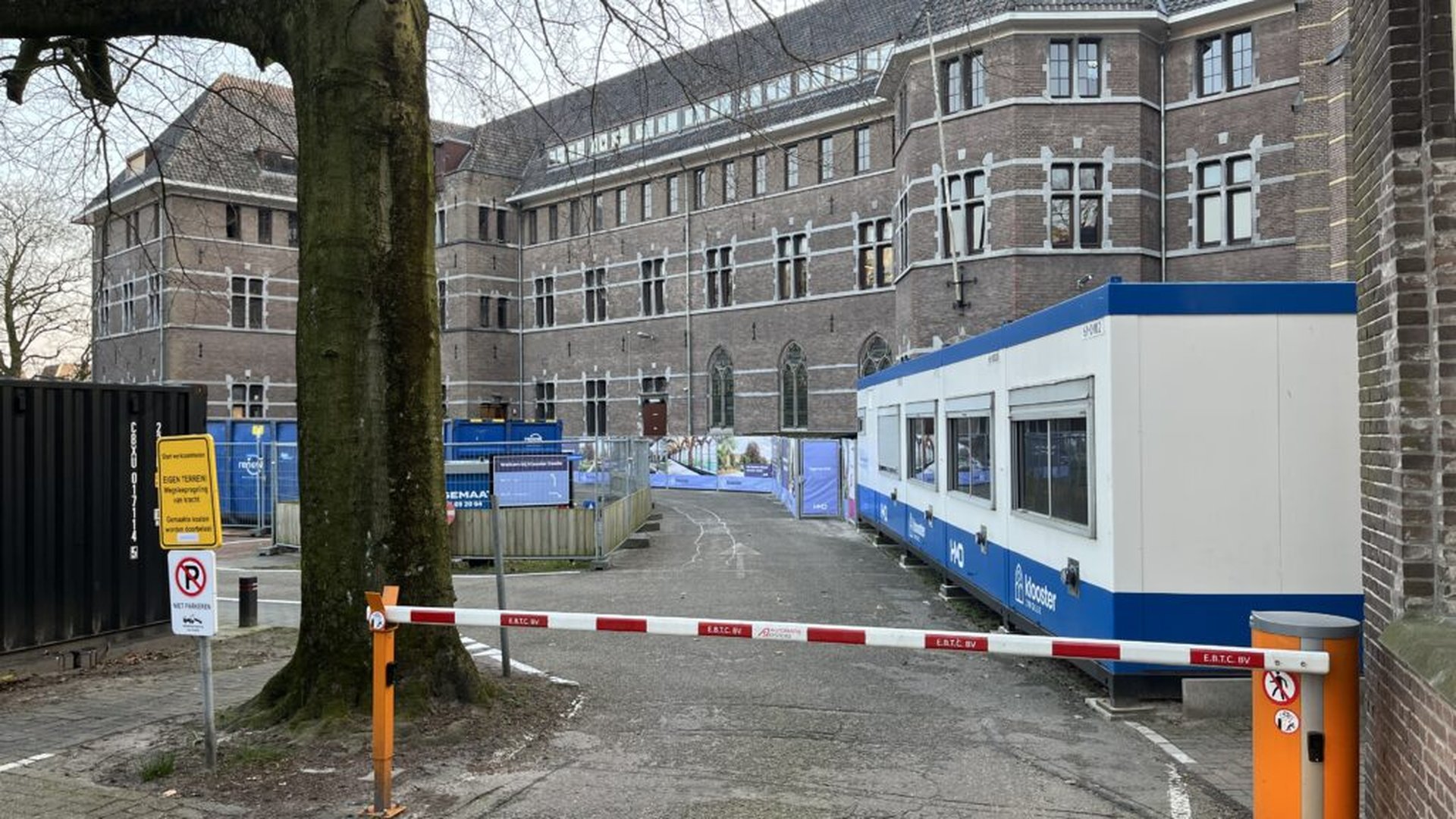 Parkeerplaats per april gesloten